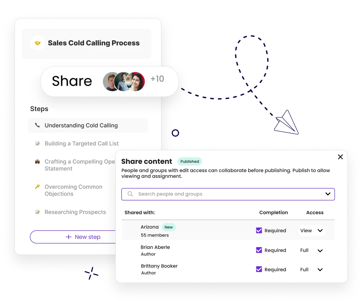 Seamless role-based training